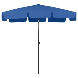 vidaXL Strandschirm Azurblau 200x125 cm 