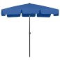 vidaXL Strandschirm Azurblau 200x125 cm vidaXL Strandschirm Azurblau 200x125 cm