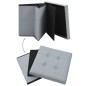 Hocker mit Stauraum 2 Stk. Hellgrau Leinenoptik Hocker mit Stauraum 2 Stk. Hellgrau Leinenoptik