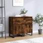 vidaXL Sideboards 2 Stk. Räuchereiche 40x35x70 cm Holzwerkstoff vidaXL Sideboards 2 Stk. Räuchereiche 40x35x70 cm Holzwerkstoff