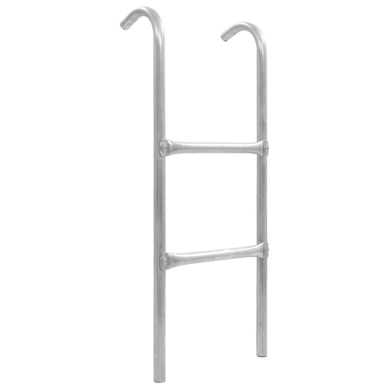 vidaXL 2-stufige Trampolinleiter Stahl Silbern 72 cm vidaXL 2-stufige Trampolinleiter Stahl Silbern 72 cm