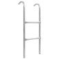 vidaXL 2-stufige Trampolinleiter Stahl Silbern 72 cm vidaXL 2-stufige Trampolinleiter Stahl Silbern 72 cm