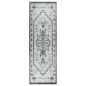 vidaXL Outdoor-Teppich Flachgewebe 80x250 cm Grün und Grau vidaXL Outdoor-Teppich Flachgewebe 80x250 cm Grün und Grau