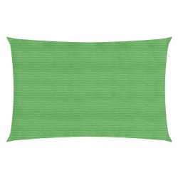 vidaXL Sonnensegel 160 g/m² Hellgrün 2x5 m HDPE