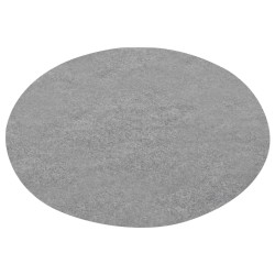 vidaXL Kunstrasen mit Noppen Durchm. 130 cm Grau Rund
