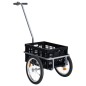 vidaXL Fahrrad-Lastenanhänger Faltbare Transportbox 50 L Schwarz 60 kg vidaXL Fahrrad-Lastenanhänger Faltbare Transportbox 50 L Schwarz 60 kg