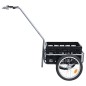 vidaXL Fahrrad-Lastenanhänger Faltbare Transportbox 50 L Schwarz 60 kg vidaXL Fahrrad-Lastenanhänger Faltbare Transportbox 50 L Schwarz 60 kg