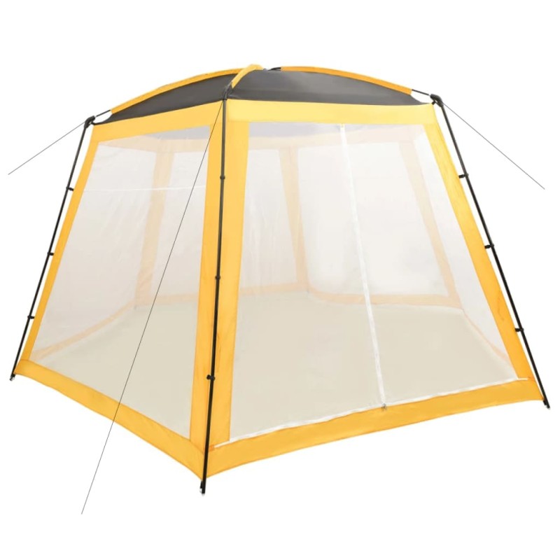 vidaXL Pool-Zelt Stoff 500x433x250 cm Gelb vidaXL Pool-Zelt Stoff 500x433x250 cm Gelb