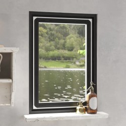vidaXL Magnet-Insektenschutz für Fenster Weiß 80x120 cm