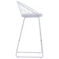 Barhocker 2 Stk. Weiß Kunstleder Barhocker 2 Stk. Weiß Kunstleder
