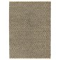vidaXL Handgewebter Chindi-Teppich Leder Baumwolle 160x230cm Schwarz vidaXL Handgewebter Chindi-Teppich Leder Baumwolle 160x230cm Schwarz