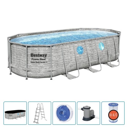 Bestway Power Steel Swim Vista Series Pool Set 549x274x122 cm