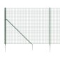 vidaXL Maschendrahtzaun mit Bodenhülsen Grün 2x10 m vidaXL Maschendrahtzaun mit Bodenhülsen Grün 2x10 m
