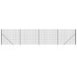 vidaXL Maschendrahtzaun mit Bodenhülsen Anthrazit 2x10 m vidaXL Maschendrahtzaun mit Bodenhülsen Anthrazit 2x10 m