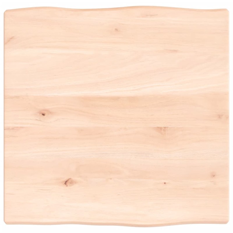 vidaXL Tischplatte 40x40x2 cm Massivholz Eiche Unbehandelt Baumkante vidaXL Tischplatte 40x40x2 cm Massivholz Eiche Unbehandelt Baumkante