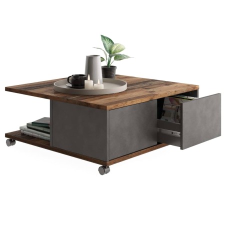 FMD Mobiler Couchtisch Antik-Stil  