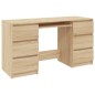 vidaXL Schreibtisch Sonoma-Eiche 140x50x77 cm Holzwerkstoff vidaXL Schreibtisch Sonoma-Eiche 140x50x77 cm Holzwerkstoff