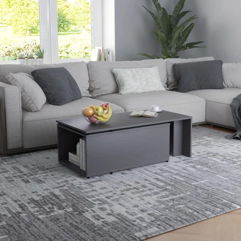vidaXL Couchtisch Grau 150x50x35 cm Holzwerkstoff vidaXL Couchtisch Grau 150x50x35 cm Holzwerkstoff