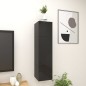 vidaXL TV-Wandschränke 4 Stk. Hochglanz-Schwarz 30,5x30x30 cm vidaXL TV-Wandschränke 4 Stk. Hochglanz-Schwarz 30,5x30x30 cm