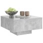 vidaXL Couchtisch Betongrau 60x60x31,5 cm Holzwerkstoff vidaXL Couchtisch Betongrau 60x60x31,5 cm Holzwerkstoff