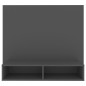 vidaXL TV-Wandschrank Grau 102x23,5x90 cm Holzwerkstoff vidaXL TV-Wandschrank Grau 102x23,5x90 cm Holzwerkstoff