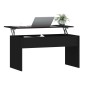 vidaXL Couchtisch Schwarz 102x50,5x52,5 cm Holzwerkstoff vidaXL Couchtisch Schwarz 102x50,5x52,5 cm Holzwerkstoff