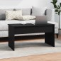 vidaXL Couchtisch Schwarz 102x50,5x52,5 cm Holzwerkstoff vidaXL Couchtisch Schwarz 102x50,5x52,5 cm Holzwerkstoff