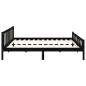 vidaXL Massivholzbett Schwarz 180x200 cm vidaXL Massivholzbett Schwarz 180x200 cm