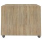 vidaXL Couchtisch Weiß Sonoma-Eiche 55x55x40 cm Holzwerkstoff vidaXL Couchtisch Weiß Sonoma-Eiche 55x55x40 cm Holzwerkstoff