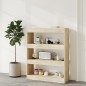 vidaXL Bücherregal/Raumteiler Sonoma-Eiche 80x30x103 cm Holzwerkstoff vidaXL Bücherregal/Raumteiler Sonoma-Eiche 80x30x103 cm Holzwerkstoff