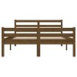vidaXL Massivholzbett Honigbraun 135x190 cm vidaXL Massivholzbett Honigbraun 135x190 cm