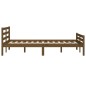 vidaXL Massivholzbett Honigbraun 135x190 cm vidaXL Massivholzbett Honigbraun 135x190 cm