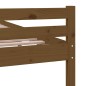 vidaXL Massivholzbett Honigbraun 135x190 cm vidaXL Massivholzbett Honigbraun 135x190 cm