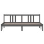 vidaXL Massivholzbett Grau 180x200 cm vidaXL Massivholzbett Grau 180x200 cm
