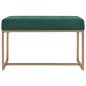 vidaXL Bank 80 cm Grün Samt vidaXL Bank 80 cm Grün Samt