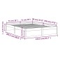 vidaXL Massivholzbett 150x200 cm vidaXL Massivholzbett 150x200 cm