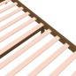 vidaXL Massivholzbett Honigbraun 150x200 cm
