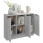 vidaXL Sideboard Grau Sonoma 90,5x30x70 cm Holzwerkstoff vidaXL Sideboard Grau Sonoma 90,5x30x70 cm Holzwerkstoff