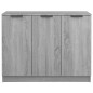 vidaXL Sideboard Grau Sonoma 90,5x30x70 cm Holzwerkstoff vidaXL Sideboard Grau Sonoma 90,5x30x70 cm Holzwerkstoff