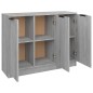 vidaXL Sideboard Grau Sonoma 90,5x30x70 cm Holzwerkstoff vidaXL Sideboard Grau Sonoma 90,5x30x70 cm Holzwerkstoff