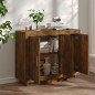 vidaXL Sideboard Räuchereiche 92x35x75 cm Holzwerkstoff vidaXL Sideboard Räuchereiche 92x35x75 cm Holzwerkstoff