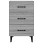 vidaXL Nachttisch Grau Sonoma 40x40x66 cm Holzwerkstoff vidaXL Nachttisch Grau Sonoma 40x40x66 cm Holzwerkstoff