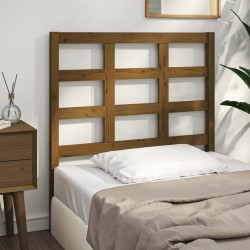 vidaXL Kopfteil Honigbraun 105,5x4x100 cm Massivholz Kiefer