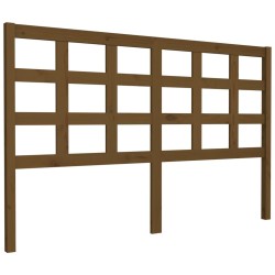 vidaXL Kopfteil Honigbraun 156x4x100 cm Massivholz Kiefer