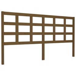 vidaXL Kopfteil Honigbraun 185,5x4x100 cm Massivholz Kiefer