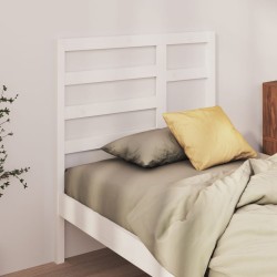 vidaXL Bett-Kopfteil Weiß 106x4x104 cm Massivholz Kiefer