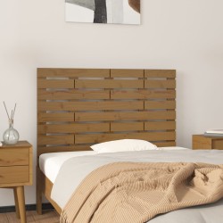 vidaXL Wand-Kopfteil Honigbraun 96x3x63 cm Massivholz Kiefer