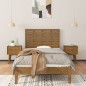 vidaXL Wand-Kopfteil Honigbraun 96x3x63 cm Massivholz Kiefer