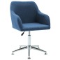 Esszimmerstühle Drehbar 2 Stk. Blau Stoff Esszimmerstühle Drehbar 2 Stk. Blau Stoff