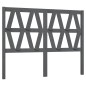 vidaXL Kopfteil Grau 126x4x100 cm Massivholz Kiefer vidaXL Kopfteil Grau 126x4x100 cm Massivholz Kiefer